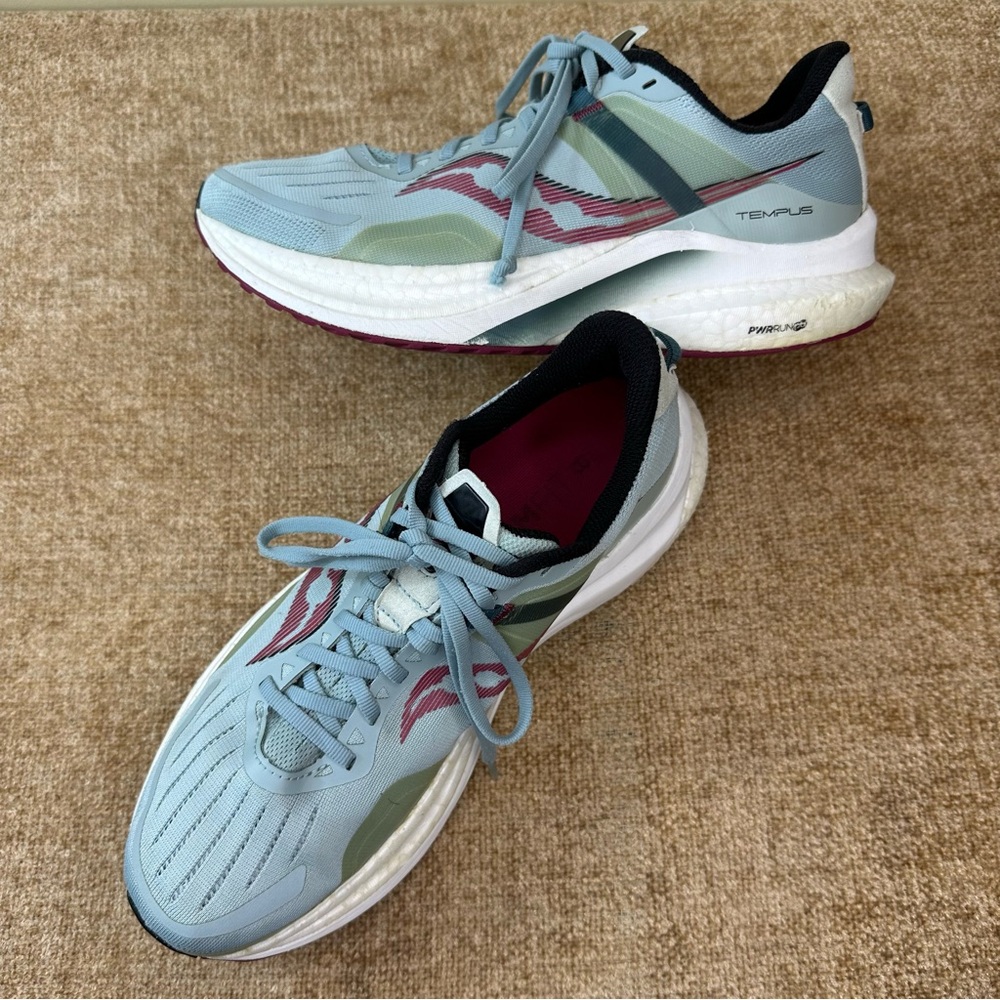 Saucony Tempus Mineral/Berry Athletic Running Sneakers Women’s Size 10.5